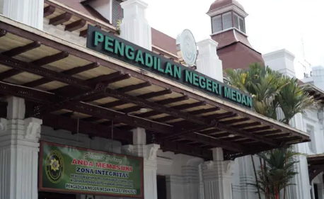ustrasi Pengadilan Negeri Medan. (IDN Times/Prayugo Utomo)
